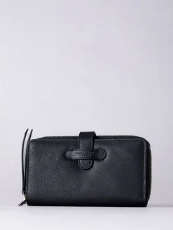 Lakeland Leather Newby Tab Purse Black Sale