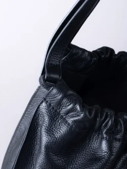 Lakeland Leather Black Newland Slouch Tote Bag Sale