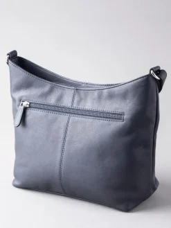 Lakeland Leather Grasmere Cross-Body Bag Blue Discount