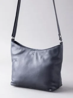 Lakeland Leather Grasmere Cross-Body Bag Blue Discount