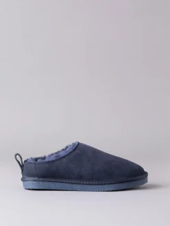 Lakeland Leather Ladies Sheepskin Clog Winter Slippers Blue Online