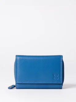 Lakeland Leather Blue Small Purse Outlet