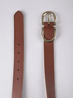 Lakeland Leather Bowness Dual Buckle Suede Belt Brown Sale