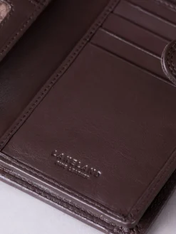 Lakeland Leather Brown Medium Tab Purse