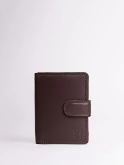 Lakeland Leather Brown Small Tab Purse Hot