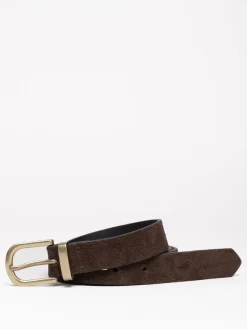 Lakeland Leather Kelsick Belt Chocolate Brown Clearance
