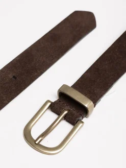 Lakeland Leather Kelsick Belt Chocolate Brown Clearance