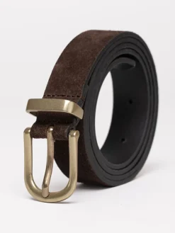 Lakeland Leather Kelsick Belt Chocolate Brown Clearance