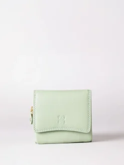Lakeland Leather Green Small Leather Flapover Purse Online