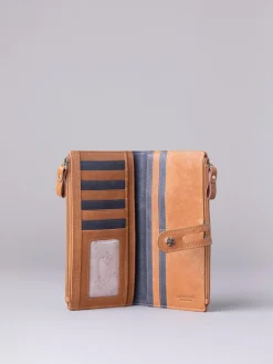 Lakeland Leather Hartsop Leather Double Zip Purse Natural Sale