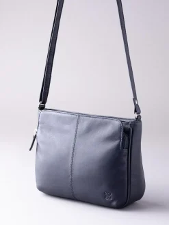 Lakeland Leather Ambleside Cross-Body Bag Navy Outlet