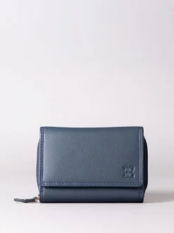 Lakeland Leather Navy Blue Small Purse Best
