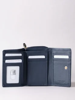 Lakeland Leather Navy Blue Small Purse Best