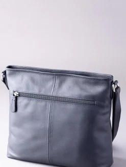 Lakeland Leather Farlam Cross-Body Bag Navy
