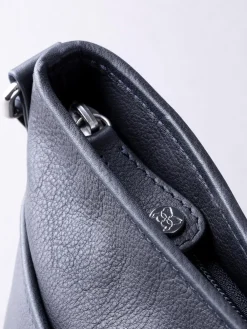 Lakeland Leather Farlam Cross-Body Bag Navy