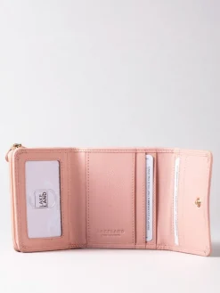 Lakeland Leather Pink Small Leather Flapover Purse Clearance