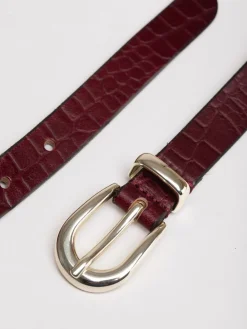 Lakeland Leather Kirkby Belt Red Discount