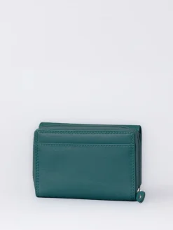 Lakeland Leather Teal Green Small Purse