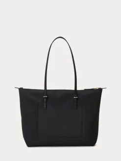 Lauren Ralph Lauren Keaton Nylon Medium Tote Bag Black