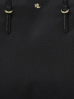 Lauren Ralph Lauren Keaton Nylon Medium Tote Bag Black