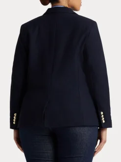 Lauren Ralph Lauren Curve Anfisa Bullion Jacquard Blazer Lauren Navy Discount