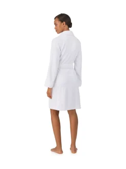 Lauren Ralph Lauren White Chenille So Soft L/S Shawl Collar Short Robe Online