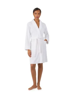 Lauren Ralph Lauren White Chenille So Soft L/S Shawl Collar Short Robe Online