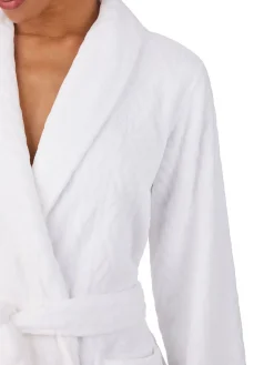 Lauren Ralph Lauren White Chenille So Soft L/S Shawl Collar Short Robe Online