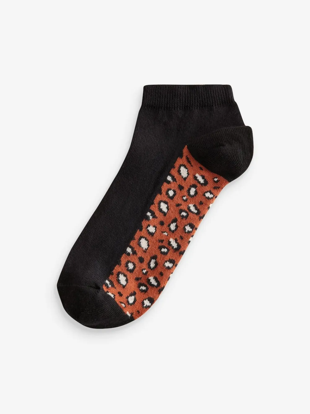 Next Leopard Footbed Trainers Socks 5 Pack Online
