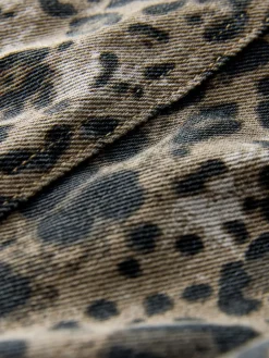 Next Leopard Hourglass Straight Leg Carpenter Jeans Hot