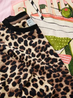 Next Leopard Nightie 2 Pack New