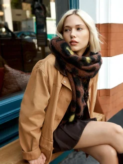 Next Leopard Print Heavyweight Blanket Scarf New