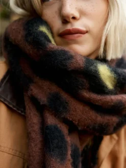 Next Leopard Print Heavyweight Blanket Scarf New