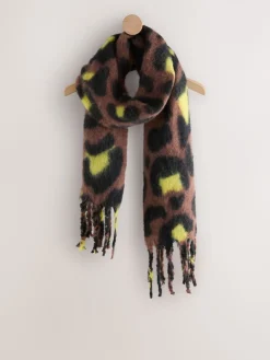 Next Leopard Print Heavyweight Blanket Scarf New
