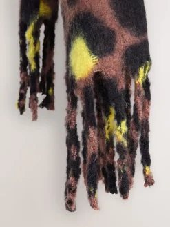 Next Leopard Print Heavyweight Blanket Scarf New