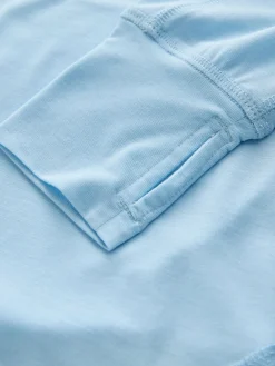 Next Active Crew Neck Long Sleeve T-Shirt Light Blue New