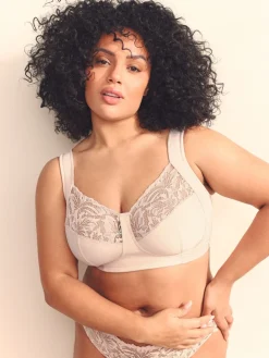 Next Light Pink F-K Ultimate Comfort Cup Padded Strap Non Pad Non Wired Bra with Side Support Discount