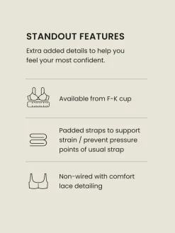 Next Light Pink F-K Ultimate Comfort Cup Padded Strap Non Pad Non Wired Bra with Side Support Discount