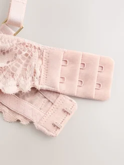 Next Light Pink Pad Balcony Lace Ultimate Comfort Bra Outlet