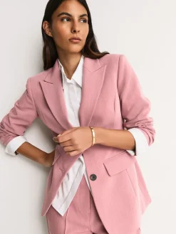 Next Light Pink Sculpting Single Breasted Blazer Online