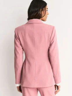 Next Light Pink Sculpting Single Breasted Blazer Online