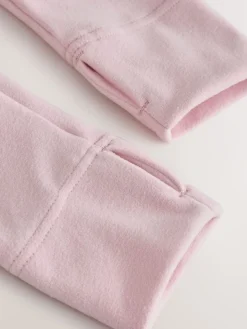 Next Thermal Soft Touch Long Sleeve High Neck Top Light Pink Outlet