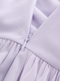 Next Lilac Purple Mesh Multiway Wedding Guest Bridesmaid Maxi Dress Outlet