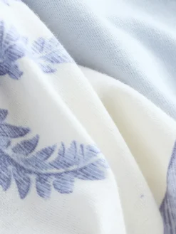 Next Short Sleeve Pyjamas Lilac Purple Palm Best