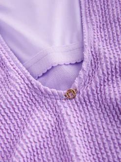 Next Lilac Purple Scoop Neck Tummy Control Swimsuit Discount