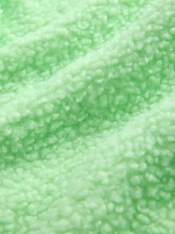 Next Soft Teddy Borg Longsleeve Hoodie Lime Green Discount