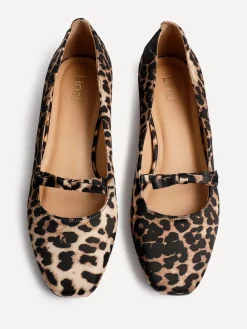 Linzi Cressida Ballet Pumps With Bow Detail Animal Sale