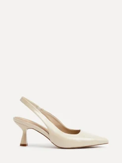 Linzi Beige Presley Stiletto Pointed Court Heels Outlet