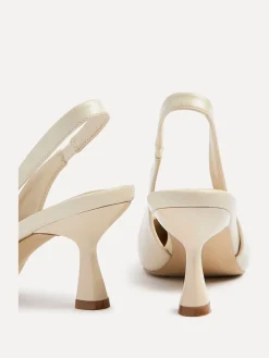 Linzi Beige Presley Stiletto Pointed Court Heels Outlet