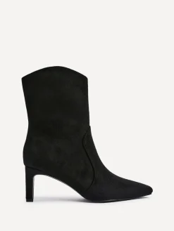 Linzi Calabasas Block Heel Ankle Boots Black Best